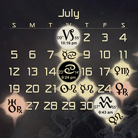 Astrology Forecast and Auspicious Dates for July 2015