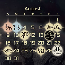 Astrology Forecast & Auspicious Dates for August 2015