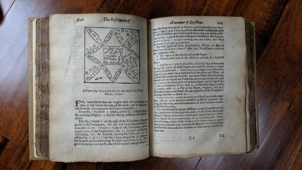 Christian Astrology Cambridge Example