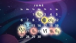 Planetary Alignments for June